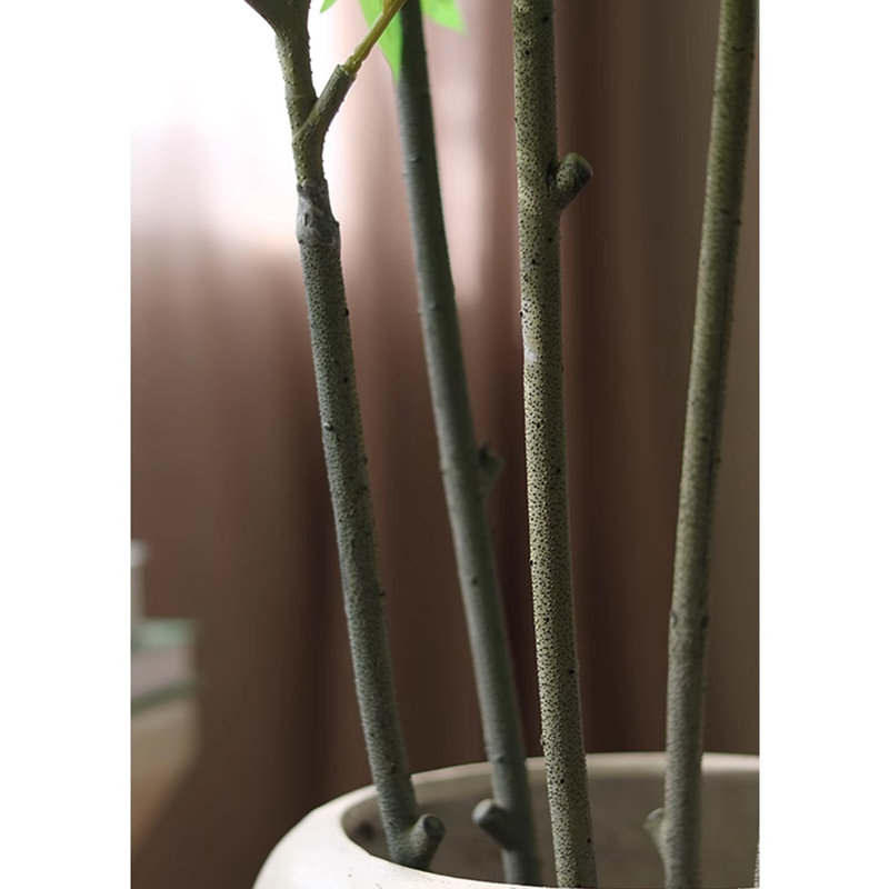 Faux plantes et arbres en plastique vert