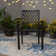 Alyah Powder Coated Steel Outdoor Stacking Dining Armchair