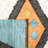 Wynward Hand Woven Wool/Cotton Southwestern Rug in Blue/Orange-675271661