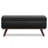 Owen 42"W Upholstered Vegan Leather Mid-Century Modern Rectangular Lift-Top Ottoman with High-Density Foam-63970217