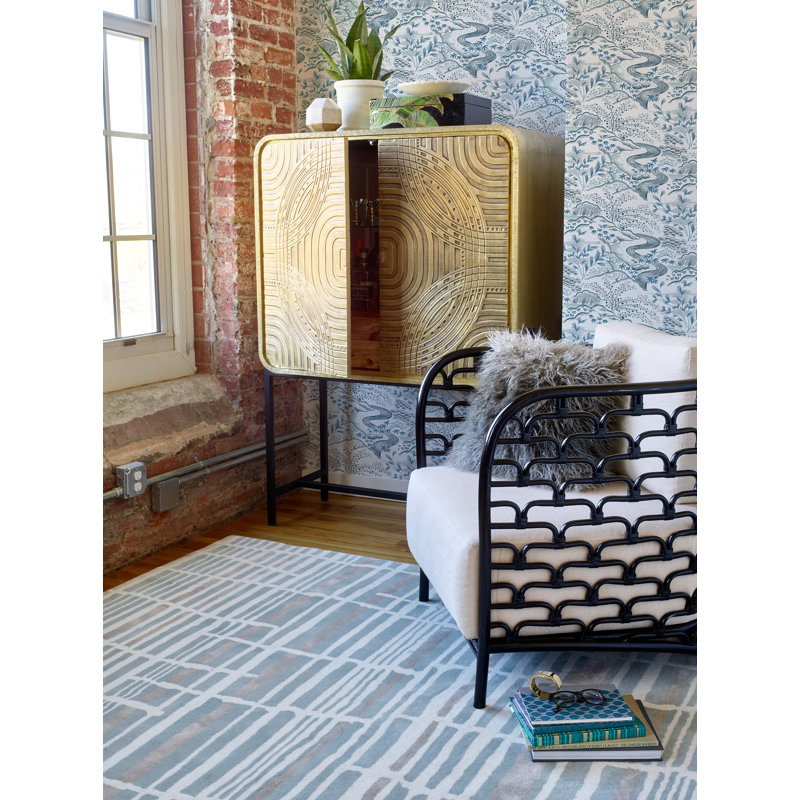 Abstract Area Rug, Rectangle 8'2" x 11'6"