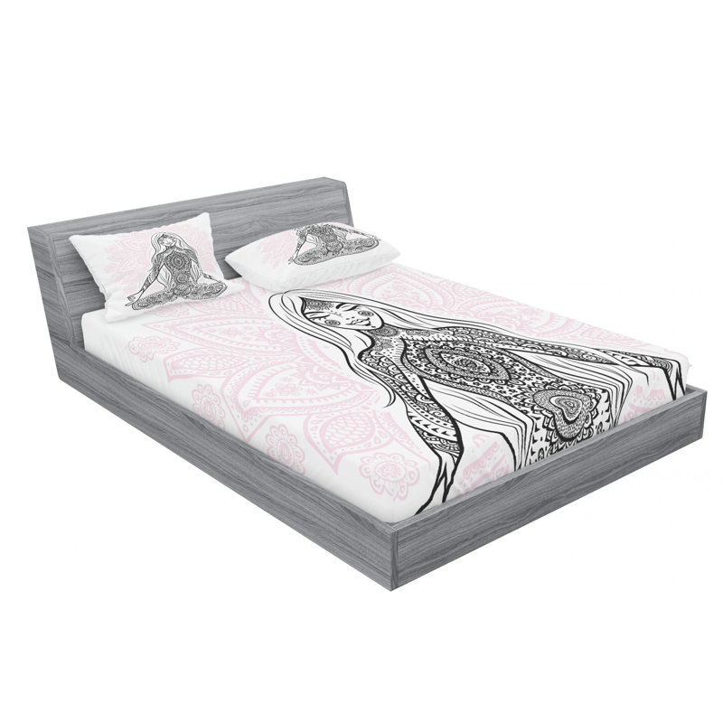 Microfiber Sheet Set, Full Sheet Set with Fitted Sheet