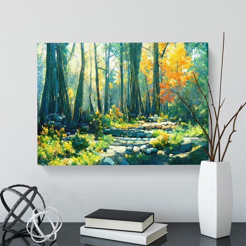 Countryside Forest - Wrapped Canvas Print, 35cm H x 50cm W x 3cm D