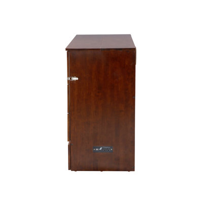 Commode escamotable Andriena avec matelas de 15 cm, rangement et chargeur intégré