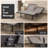 Adjustable Bed Frame With Split Head Design, Dual Head Control & Unified Foot Lift, Wireless Remote, Zero Gravity, Massage, USB Ports, E3100 Series Urban Grey-412311471