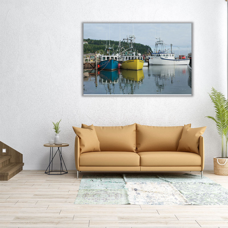 Baie de Fond II - reproduction d'art sur toile, H 16 po x l 24 po