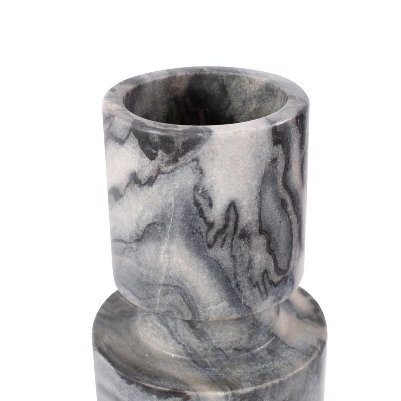 Modern Gregson Marble Candle Holder, Tall
