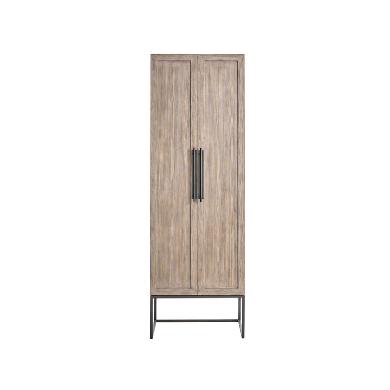 Baxley Solid Wood Armoire, Bronze