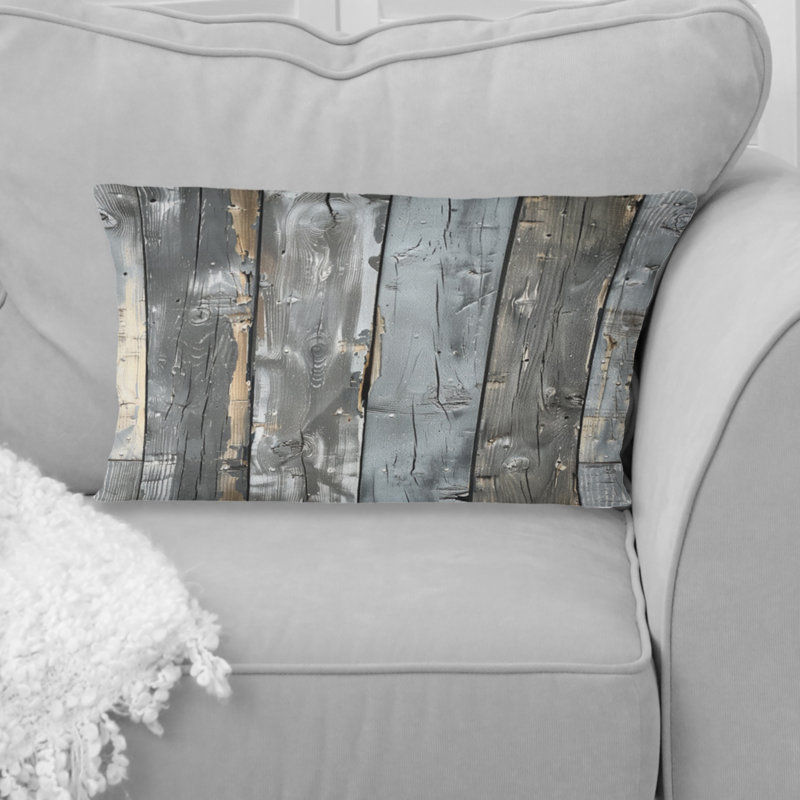 Bois gris délavé - Coussin lombaire transitionnel