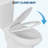 White Elongated Two-Piece Toilet, Comfort ADA Height 17", Powerful 1.28 GPF Flush-126815978-126815979