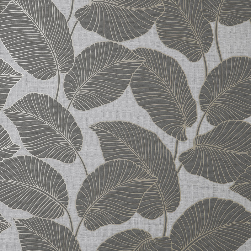 Rouleau de papier peint L 33 pi x l 20,5 po Omena, gris