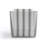 Bronnen Big And Wide Upholstered Striped Gray Cushion Swivel Armchair with Removable Back and Seat Cushion (Set of 2)-114628037
