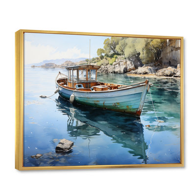 " Anchored Boat III " by Designart
