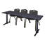 Table de formation Neyland Cain T-Base et 3 chaises empilables-32520357-32520361