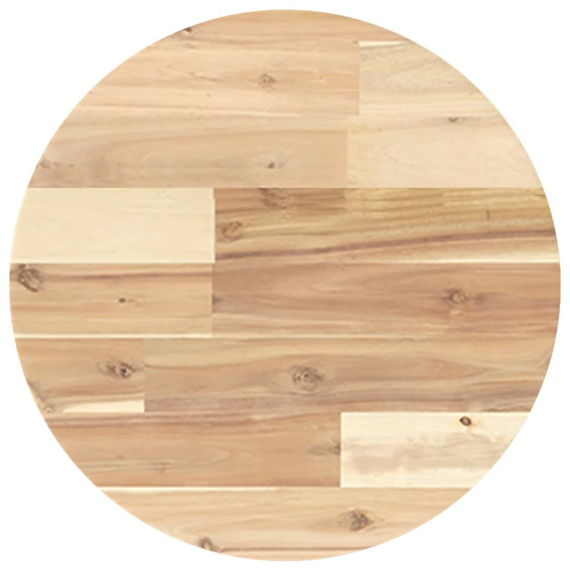 Jewett Solid Wood Table Top, 2cm H x 40cm W x 40cm D, Natural