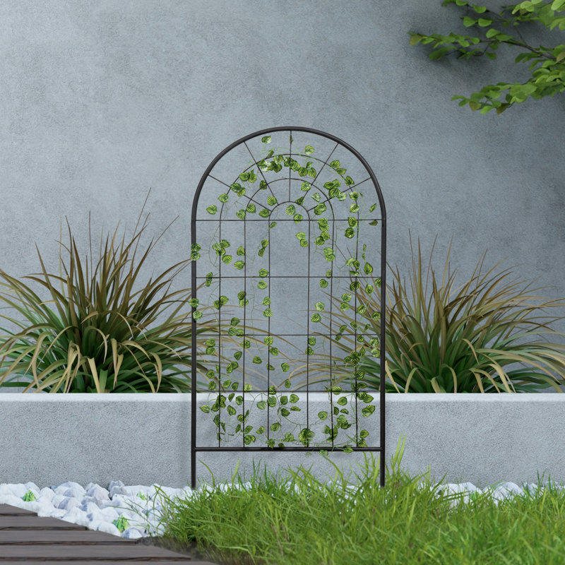 127Cm H x 60.5Cm W Metal Lattice Panel Trellis