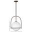 Luminaire suspendu Arie avec abat-jour sphérique-1000846272-1000846274