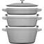 Staub Cast Iron 4-Pc Stackable Set-70094881