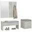 Jojuan vidaXL Hallway Furniture Set Engineered Wood-1648147538