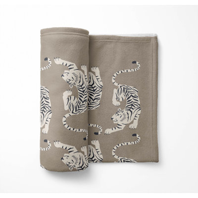 Hey Tiger Ultra Plush Velveteen Fleece Blanket