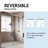 SP 50" - 54" W x 77" H Double Sliding Frameless Glass Shower Door with 3/8" (10mm) Thick Low-Iron Tempered Glass, Easy-Clean Coating, Stainless Steel Hardware-132127830-100146567