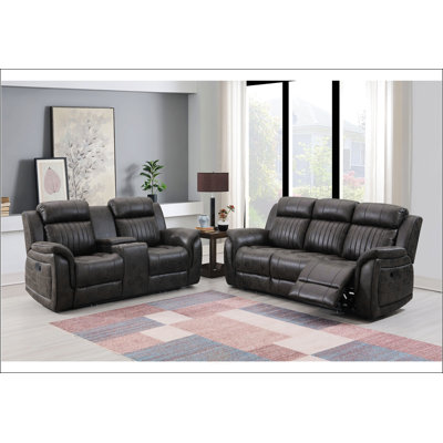 Grey 2PC Living Room Set