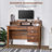 Hambrook 47.2" W Writing Desk with Hutch, All-in-One Computer Desk with File Drawers-667945210