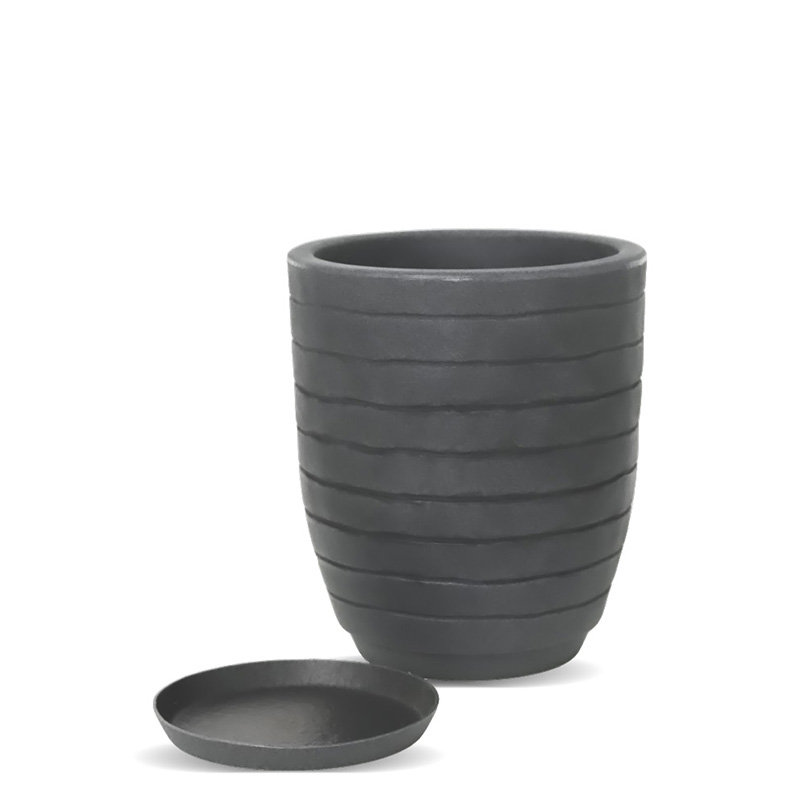 Pot à fleurs rond Clumm ECOBO EcoFriendly, utilisation intérieure Ravina, utilisation quatre saisons, Gris foncé