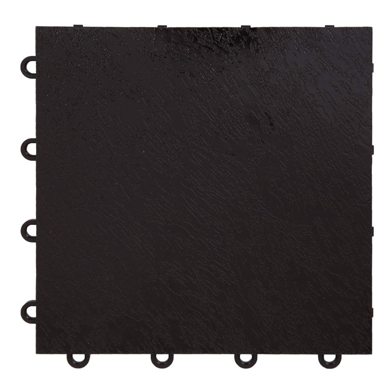 Carreaux de sol 3/8 po, Noir