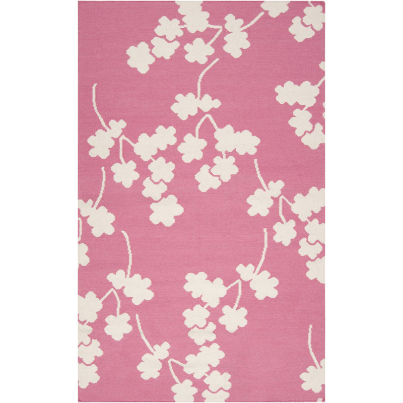 Belleterre Wool Floral Indoor Rug, Rectangle 2' x 3'