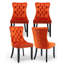 Chaises de salle à manger, chaise de salle à manger rembourrée haut de gamme avec anneau clouté-511006613-511006614-531111163