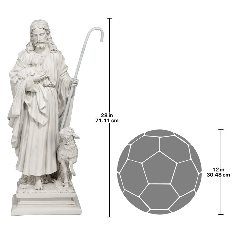 Statue de jardin Jésus le bon berger, Grand