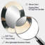 Décor de miroir mural gris ovale gris - Norvège-1333122488