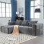 3 Seater Chenille Sofa-126642882