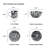 Crow Canyon Enamelware Splatter 16 Piece Dinnerware Set-1244439137