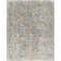 Darshana Oriental Machine Woven Polyester/Polypropylene Area Rug in Slate Gray/Blue/Orange