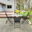 Chaise de patio pliante Hilmer