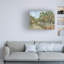 Art mural sur toile tendue - "Orchard Walk II" de June Erica Vess pour décoration de salon, de chambre à coucher ou de bureau - 24 x 32
