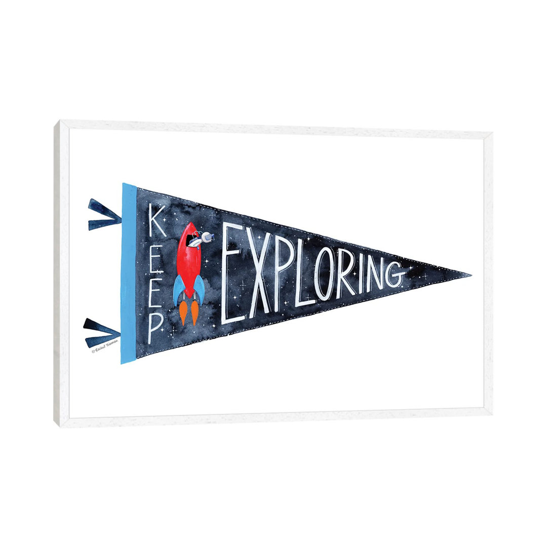 Keep Exploring Pennant von Rachel Nieman - Gallery-Wrapped Canvas Giclée on Canvas