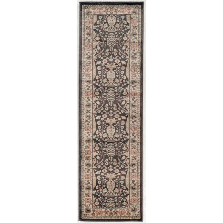 Tapis oriental brun Garda