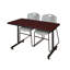 Table de formation en T Nick Nick, 2 chaises empilables Zeng-32701938-32701932-32701927