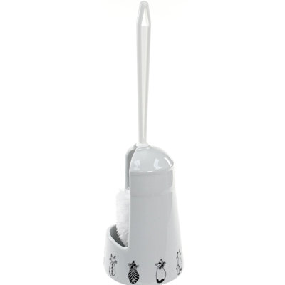 Gedy By Nameeks Lara Plastic Toilet Brush And Holder