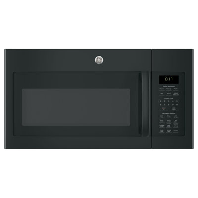 GE Appliances 30" 1.7 cu ft. 1000 - Watt Convertible Over-The-Range Microwave with Sensor Cooking