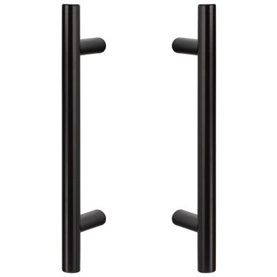 Shower Door Handle, 12", Round, 2-sided