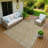 Machine Washable Indoor/Outdoor Kaczor ACN2231 Global Rug-1342052636
