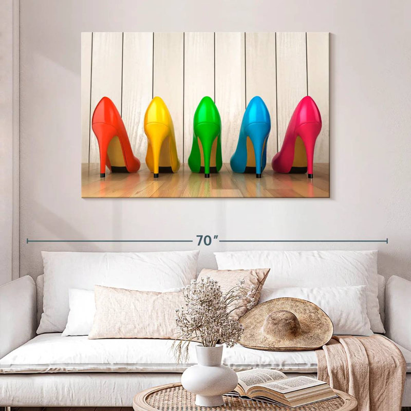 Shuttleworth Colorful Neon Pumps, 32" H x 48" W