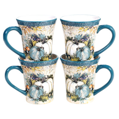 Certified International Harvest Gatherings Set Of 4 Mug