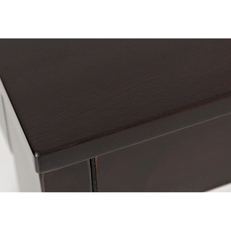 Calie Counter Height Trestle Dining Table, Merlot
