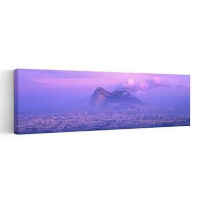 Rocher de Gibraltar, Andalousie, Espagne, ville contemporaine abstraite, art mural