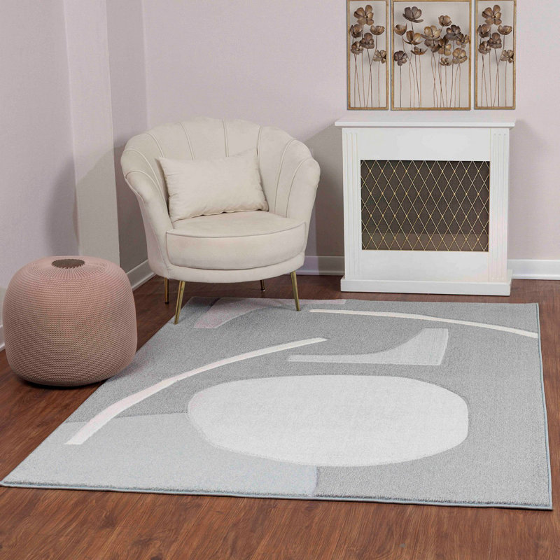 Beyanka Abstract Machine Tufted Area Rug, Rectangle 80 x 150 cm